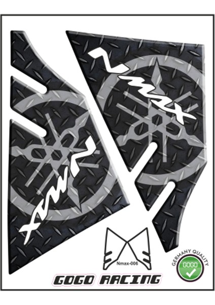 Yamaha Uyumlu Nmax 2014 - 2020 Uyumlu Tank Pad 006