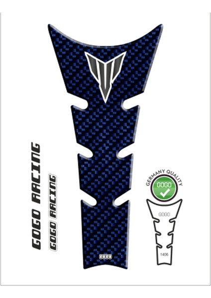 Yamaha Uyumlu Mt25 2014 - 2019 Uyumlu Tank Pad 007