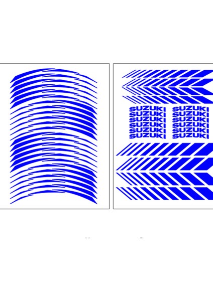 Reflektör Mavi Suzukı Uyumlu Racing Şerit