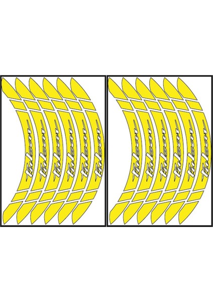 Pulsar Florasan Sarı Pulsar Büyük Jant Şeridi