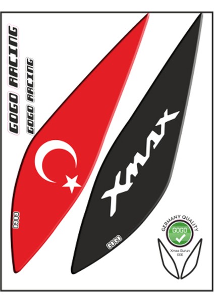 Yamaha Uyumlu Xmax 2014 - 2017 Uyumlu Far Pad 008