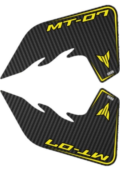 Yamaha Uyumlu Mt07 2018 - 2020 Uyumlu Yan Pad 001