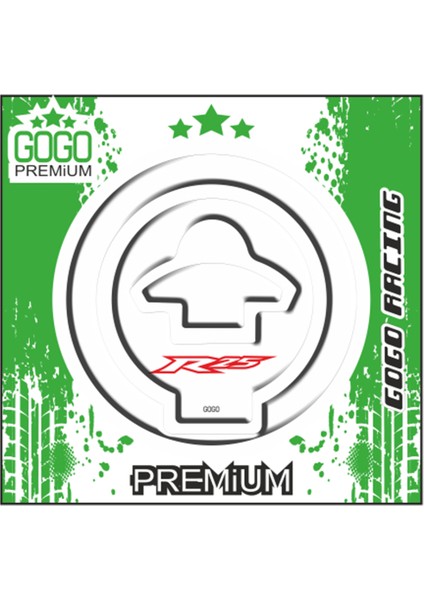 Yamaha Uyumlu R25 2014 - 2018 Uyumlu Depo Kapak Pad 013