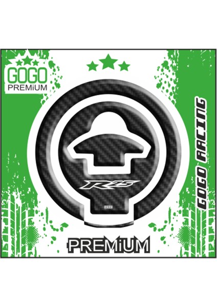 Yamaha Uyumlu R25 2014 - 2018 Uyumlu Depo Kapak Pad 009