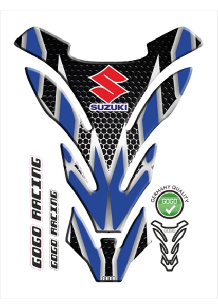 Suzuki Gsxr 600CC - 1000CC Tank Pad 004 (GSXRTP004)