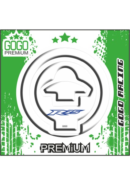 Yamaha Uyumlu R25 2014 - 2018 Uyumlu Depo Kapak Pad 014