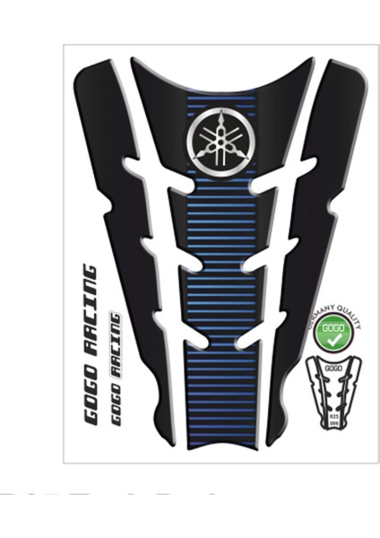 Yamaha Uyumlu R25 2014 - 2018 Uyumlu Tank Pad 006