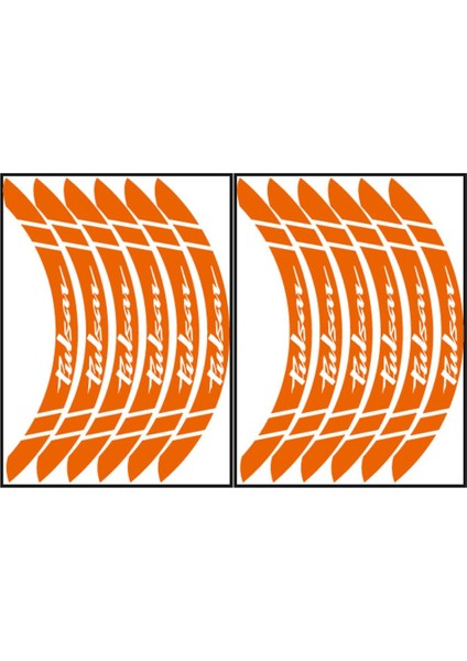 Pulsar Florasan Turuncu Pulsar Büyük Jant Şeridi