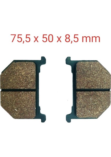 Suzuki GN250-400 Ön Fren Disk Balatası Tiger FA051 Orijinal