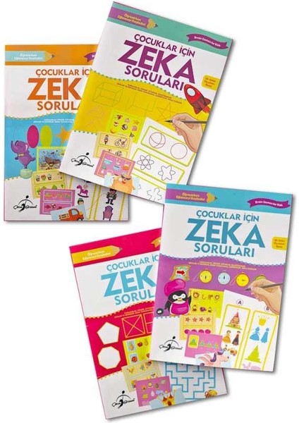 Çocuklar İçin Zeka Soruları (4 Kitap Takım)
