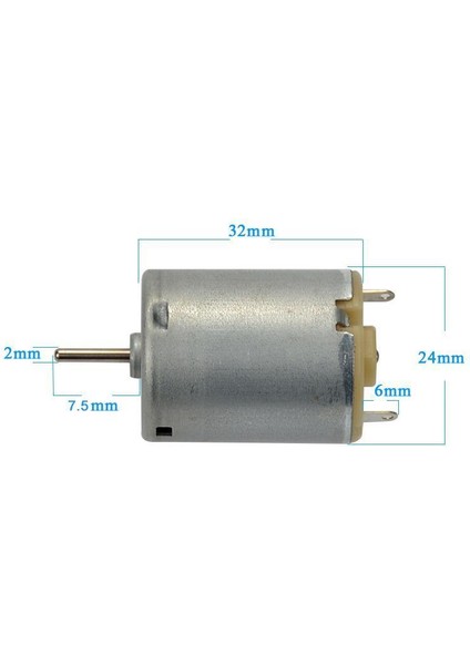 RE280 3-6V Mini Dc Motor - Oyuncak Motoru