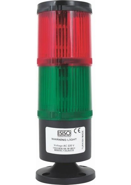 IT-LMB-T7-222 220V Iki Katlı Işıklı Buzzer 120 Db