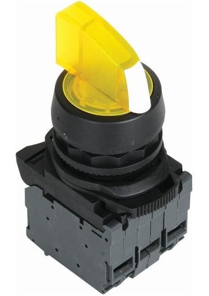 ISP-AK125M5 220V Sarı LED Işıklı Mandal Buton