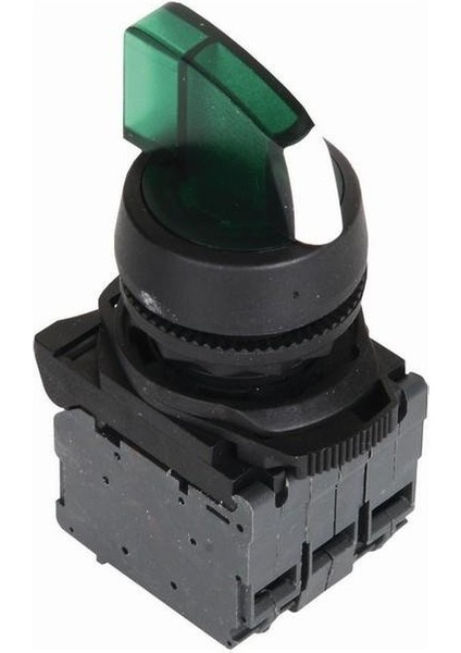 ISP-AK133M5 220V Yeşil Işıklı Mandal Buton 1-0-2