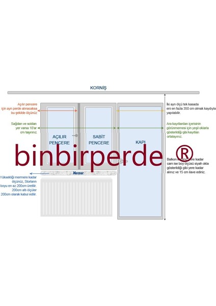 Binbirperde Beyaz Pileli Boncuklu Zebra Perde indirimleri