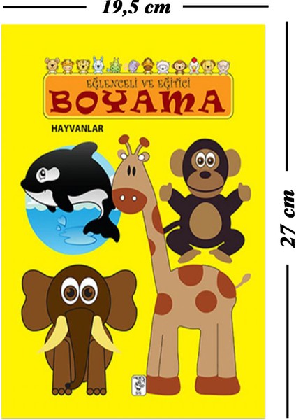 Eğlenceli ve Eğitici Boyama Seti 3 - 5 Kitap fiyatları