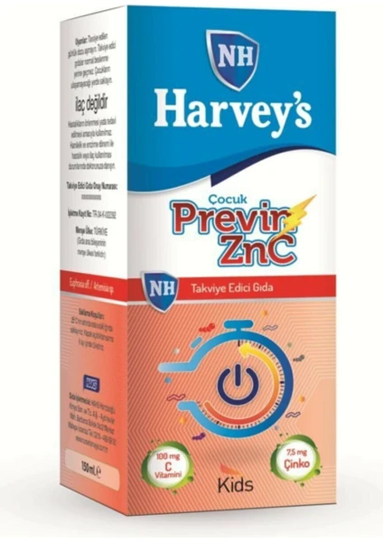 Nurse Harvey's Previn Znc Kids 150 ml