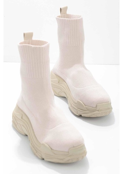 Bej File Kadın Sneaker K01591200082