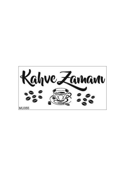 Mutfak Temalı Desenler Stencil Şablon (15X30) MU-055