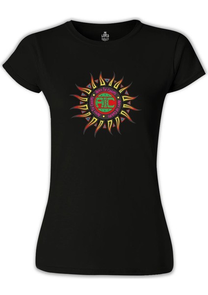 Llord T-Shirt Llordd T-Shirt Alice In Chains Siyah Kadın T-Shirt