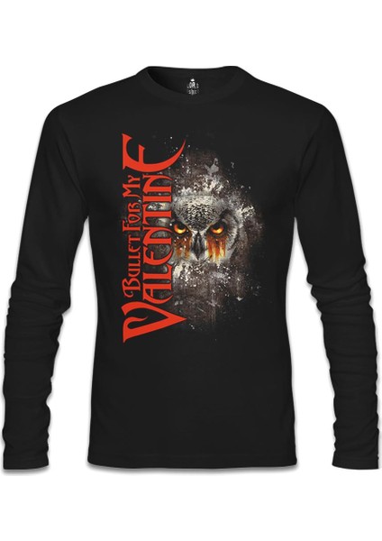 Llord T-Shirt Llordd T-Shirt Bullet For My Valentine Siyah Erkek SweaT-Shirt