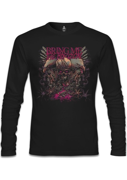 Llord T-Shirt Llordd T-Shirt Bring Me The Horizon Siyah Erkek SweaT-Shirt