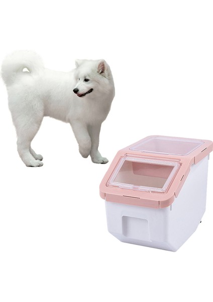 5 kg Büyük Mutfak Pet Gıda Saklama Konteyner Hava Geçirmez Pirinç Depolama Tankı Pembe (Yurt Dışından) indirimleri