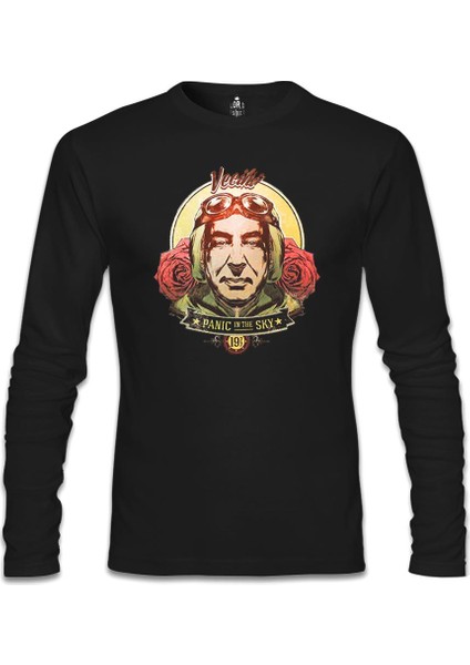 Llord T-Shirt Llordd T-Shirt Vecihi Siyah Erkek SweaT-Shirt