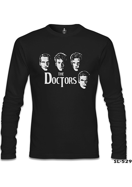 Llord T-Shirt Llordd T-Shirt Doctor Who - The Doctors Siyah Erkek SweaT-Shirt fiyatları