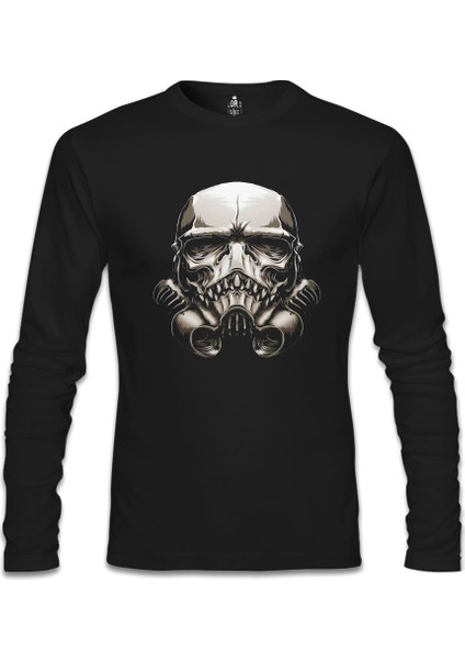 Llord T-Shirt Llordd T-Shirt Star Wars - Trooper Siyah Erkek SweaT-Shirt