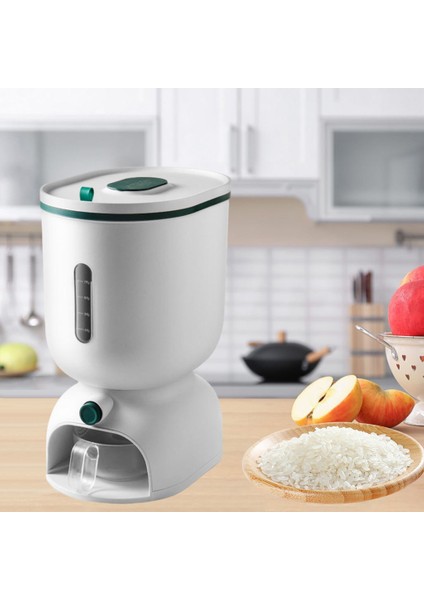 Mutfak Pirinç Gıda Konteyner Saklama Kutusu Tahıl Dispenseri Tahıl Yeşil (Yurt Dışından) modelleri