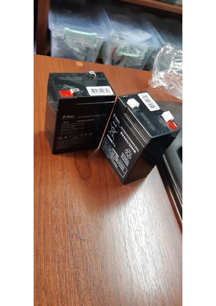 Hhm - Ttec 6V4AH/20HR Bakımsız Kuru Akü Akü Ttec 6V-4AH modelleri