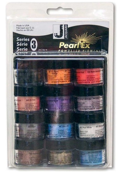 Jakarlı Pearl Ex Serisi Takım 3 12 Renk x 3 gr
