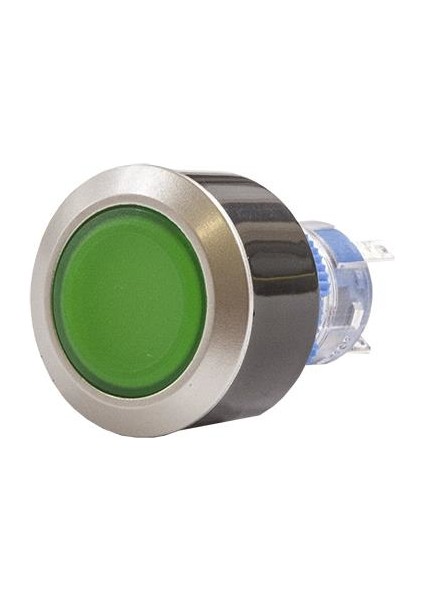 22MM 24V Yeşil Yaylı Buton CD-AWY-11D/24V/G