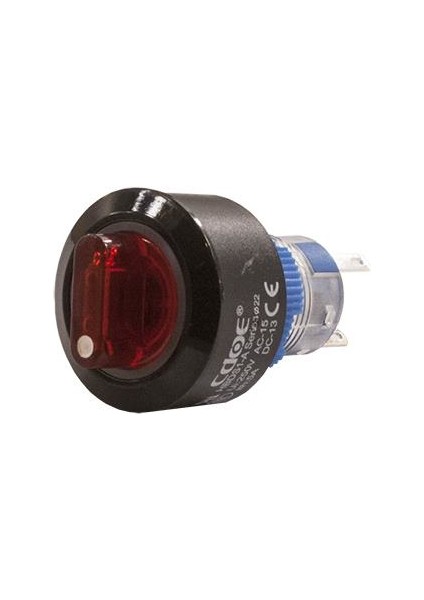 22MM Kırmızı Mandal Buton 1-0-2 CD-APY-22XDR