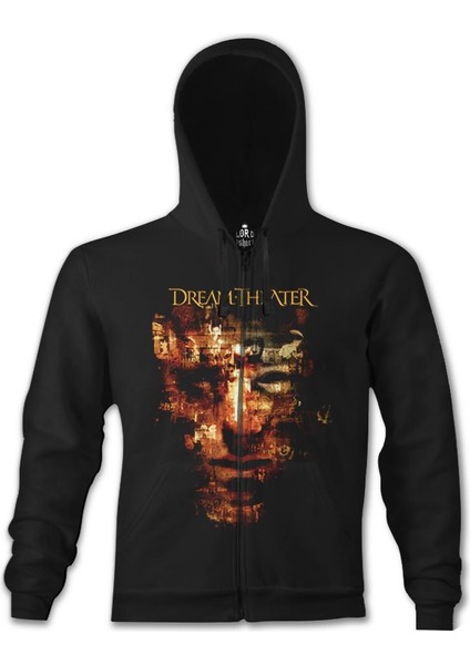 Llord T-Shirt Llordd T-Shirt Dream Theater - Metropolis Siyah Erkek Kapüşonlu
