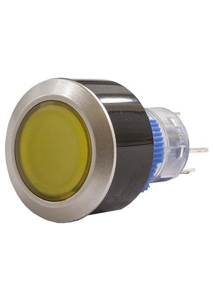 22MM 24V Sarı Kalıcı Buton CD-AWY-11DZ/24V/Y