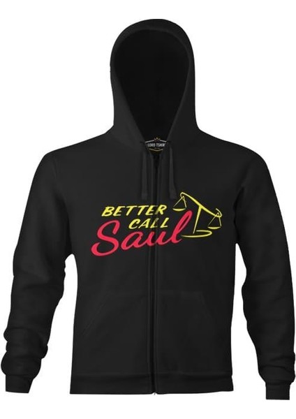 Llord T-Shirt Llordd T-Shirt Better Call Saul Siyah Erkek Kapüşonlu