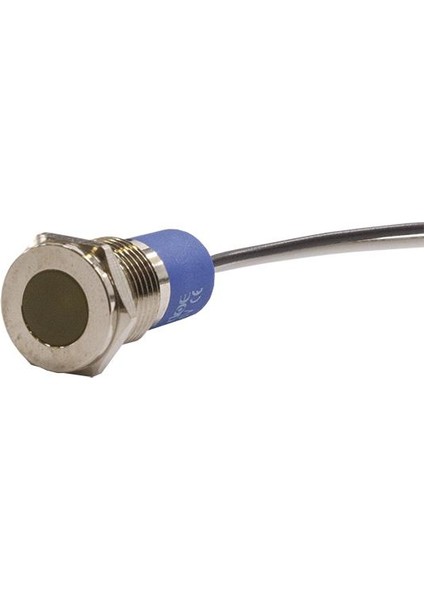 12MM 24V Sarı LED Metal Kablolu Sinyal Lambası IP67 GQ12T-Y