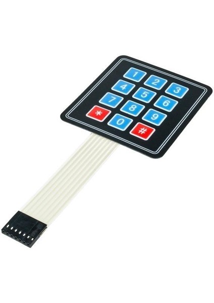 3x4 Membran Tuş Takımı - Keypad