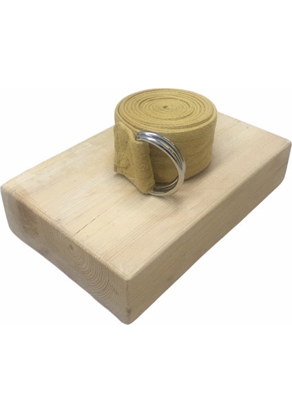 Yoga Kemeri & 2 Adet Ahşap Yoga Blok