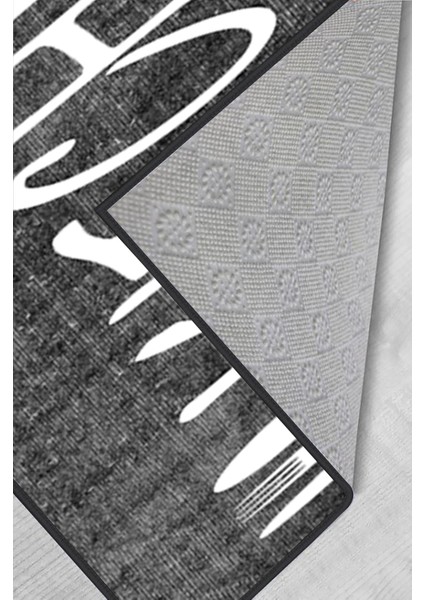 Dijital Baskı Yıkanabilir Kaymaz Taban Mutfak Halısı modelleri