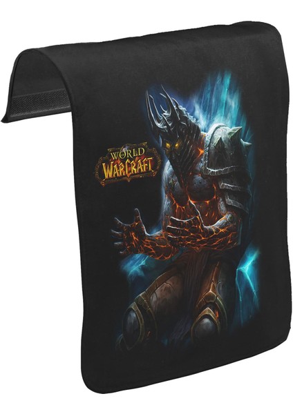 T-Shirt T-Shirt World Of Warcraft - Cataclysm Unisex Siyah Tak-Çıkar Postacı Çanta Kapağı CK-317