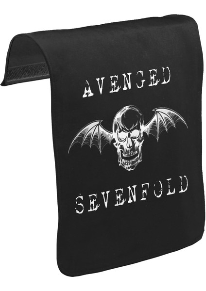 Lord T-Shirt T-Shirt T-Shirt Avenged Sevenfold - Wings Unisex Siyah Tak-Çıkar Postacı Çanta Kapağı CK-474