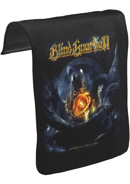 T-Shirt T-Shirt Blind Guardian - Memories Of A Timeunisex Siyah Tak-Çıkar Postacı Çanta Kapağı CK-428