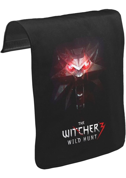 T-Shirt T-Shirt The Witcher 3 - Wild Hunt Unisex Siyah Tak-Çıkar Postacı Çanta Kapağı CK-705