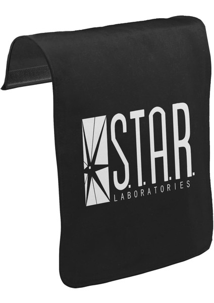 T-Shirt T-Shirt Flash - S.t.a.r. Laboratories Unisex Siyah Tak-Çıkar Postacı Çanta Kapağı CK-742