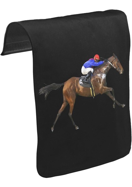 T-Shirt T-Shirt At V Unisex Siyah Tak-Çıkar Postacı Çanta Kapağı CK-884