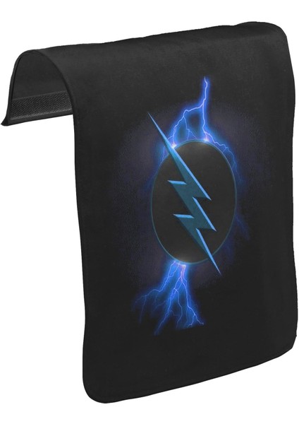 T-Shirt T-Shirt Flash Vs Zoom Unisex Siyah Tak-Çıkar Postacı Çanta Kapağı CK-966