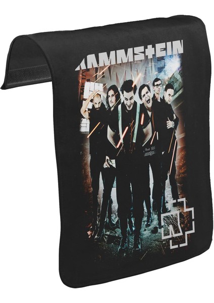 Lord T-Shirt T-Shirt T-Shirt Rammstein - Nicht Für Mich Unisex Siyah Tak-Çıkar Postacı Çanta Kapağı CK-976